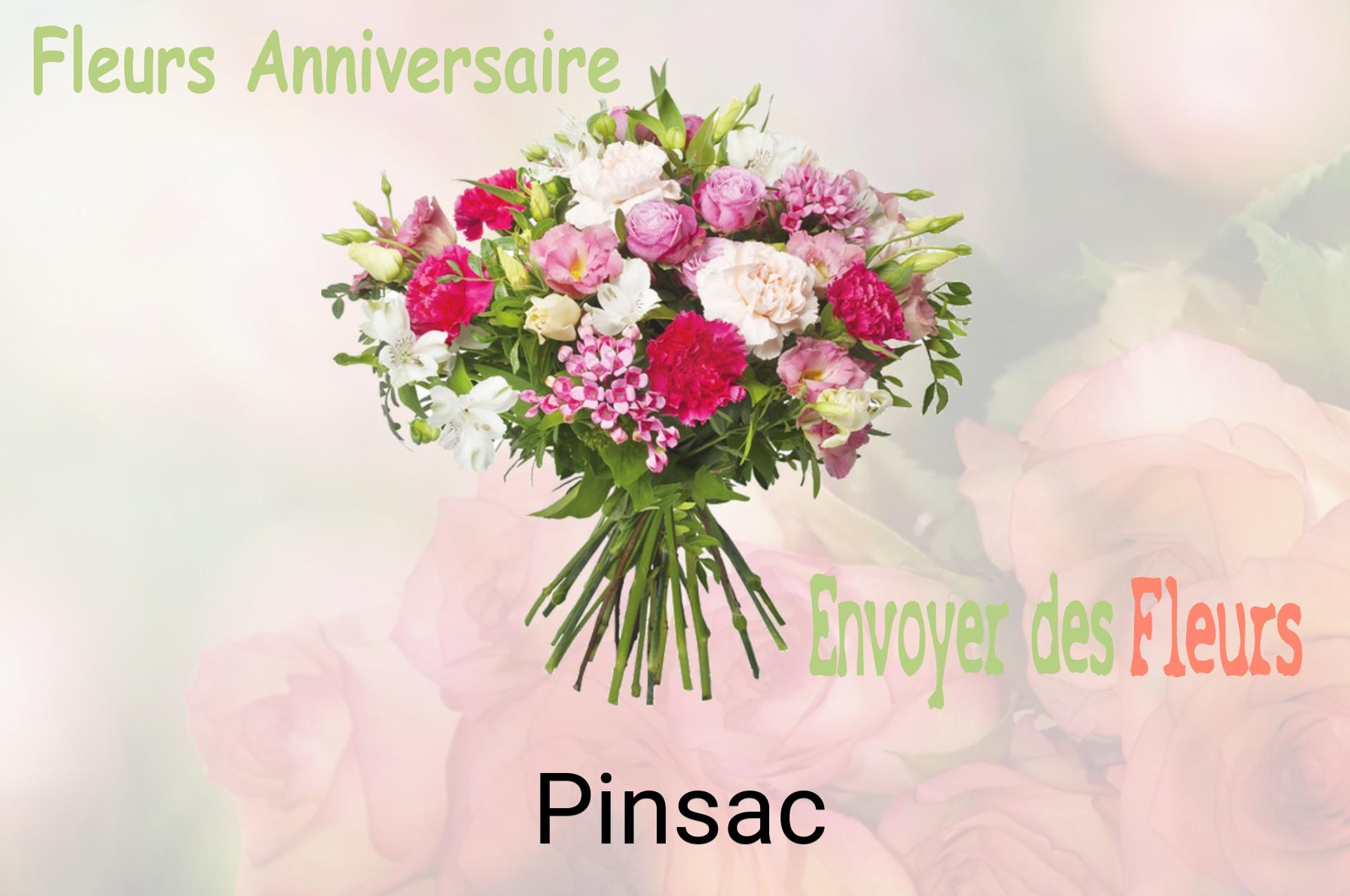 Bouquet de fleurs d’anniversaire livré à Pinsac