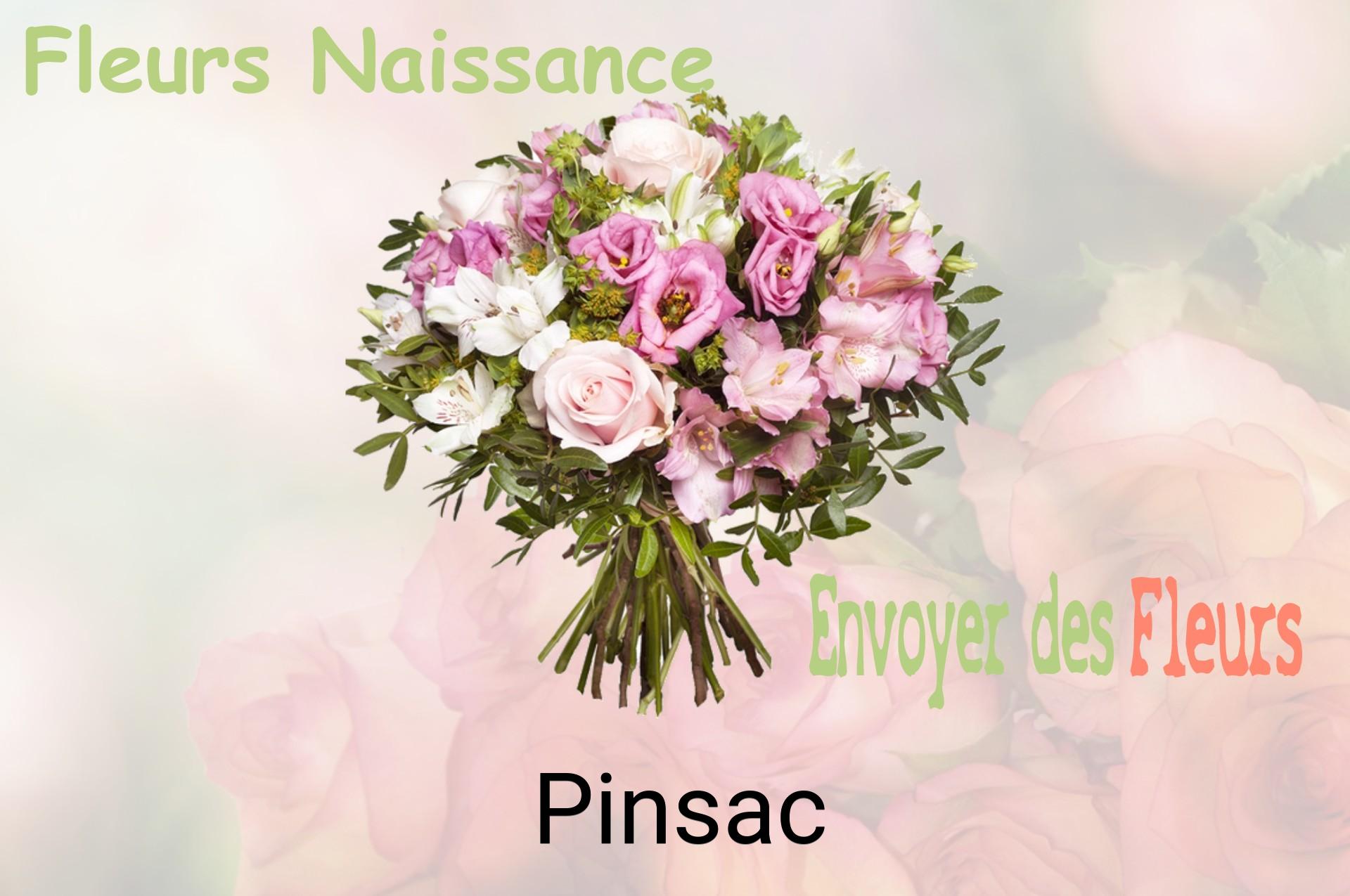 Bouquet de fleurs de naissance livré à Pinsac